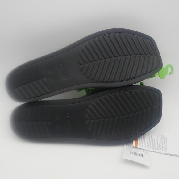 NEW Crocs Miami Sandals Slides BLACK Open Toe Women's 11 - Picture 7 of 8